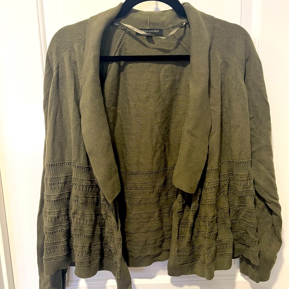 Banana Republic collared cardigan